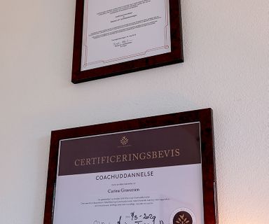 Certificater Carina Graversen